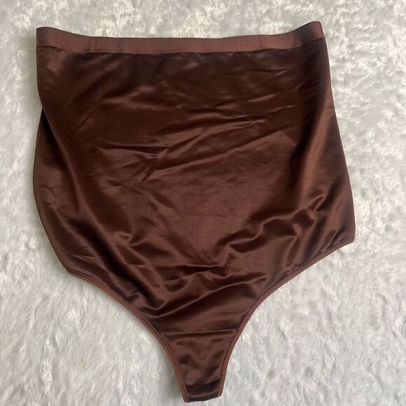 Skims Womens Brown High-Waisted Shape Briefs Size 3X NWOT - Picture 1 of 3